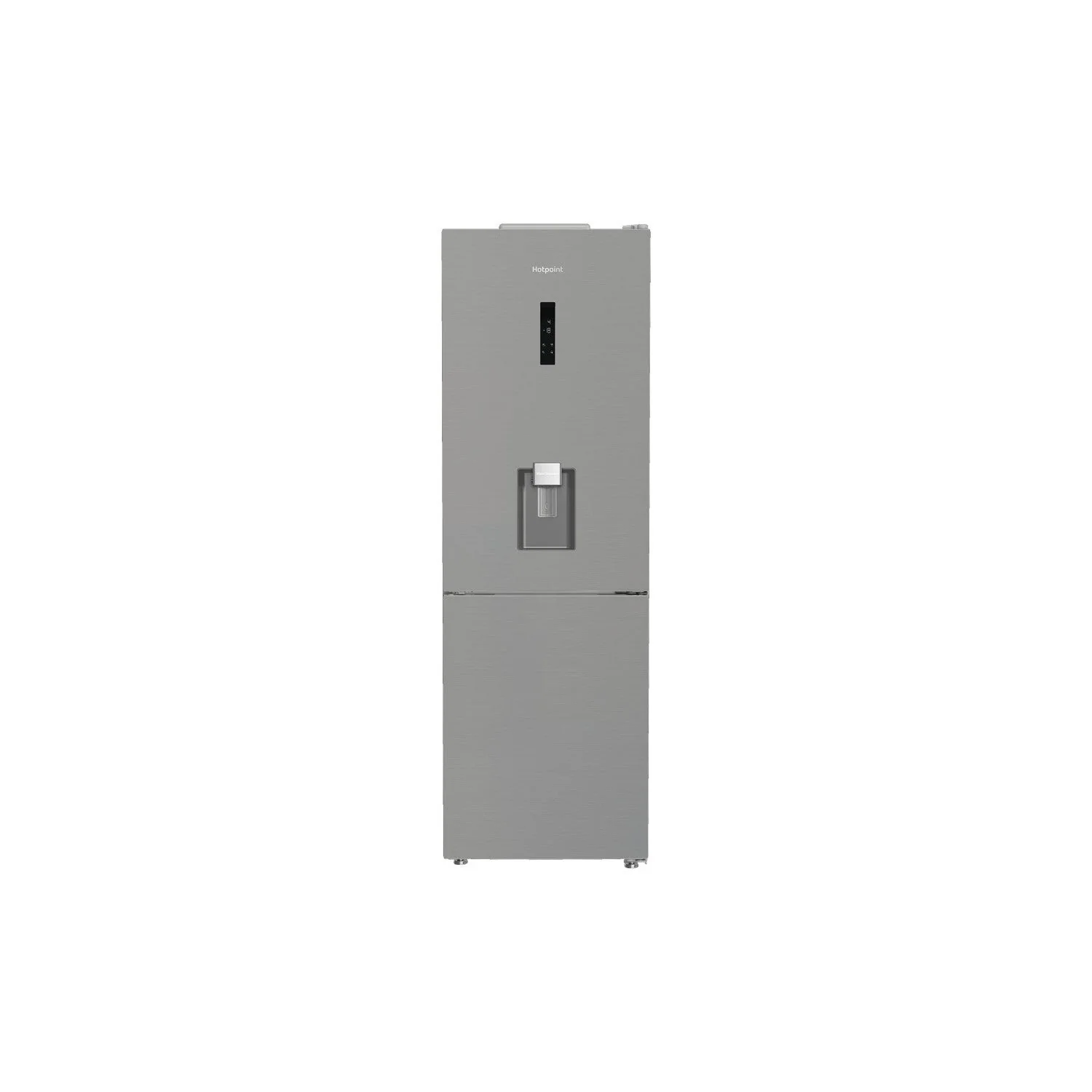 Hotpoint HPK26363WXP4UK Freestanding Dual No Frost Fridge Freezer With Even Flow Inox