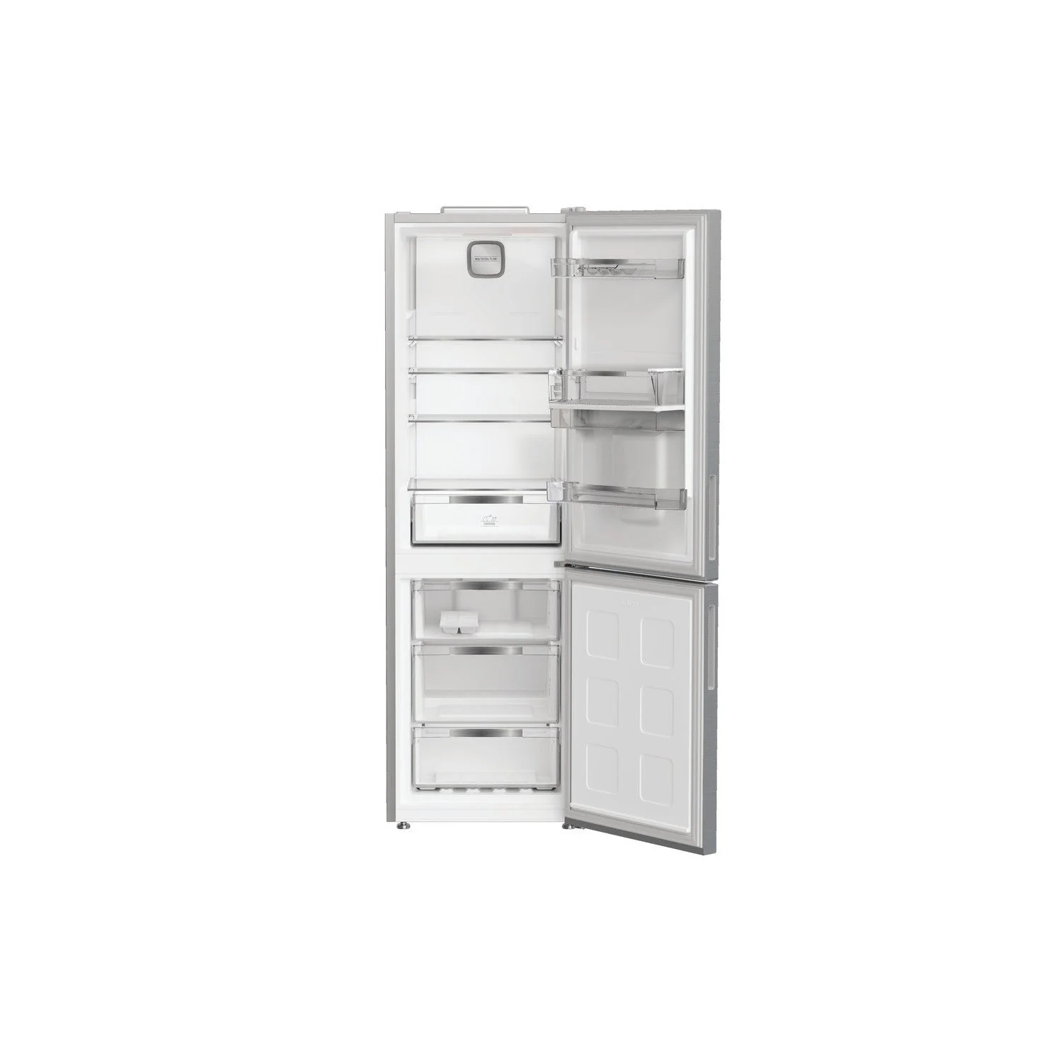 Hotpoint HPK26363WXP4UK Freestanding Dual No Frost Fridge Freezer With Even Flow Inox - Image 3