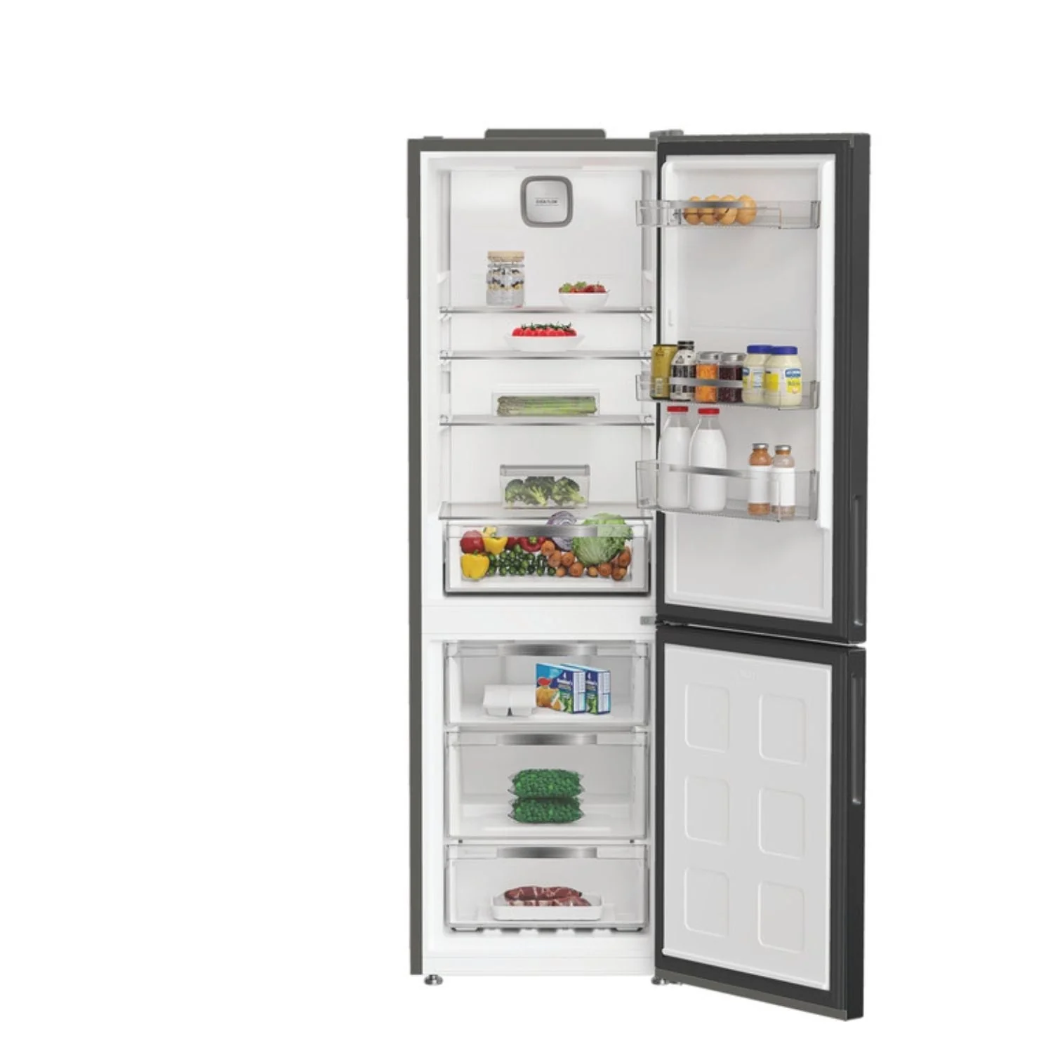 Hotpoint HPK26363XBR5UK Freestanding Dual No Frost Fridge Freezer Dark Grey - Image 12