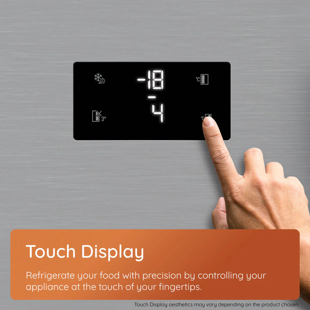 Hotpoint HPKF 6353 XP4UK Freestanding Dual No Frost 50/50 Fridge Freezer Silver HPKF6353XP4UK - Image 9