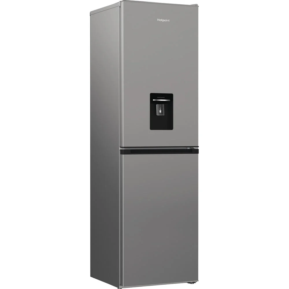 Hotpoint HPKH 1261W S4UK Freestanding No Frost 50/50 Fridge Freezer with Water Dispenser Silver HPKH1261WS4UK - Image 2