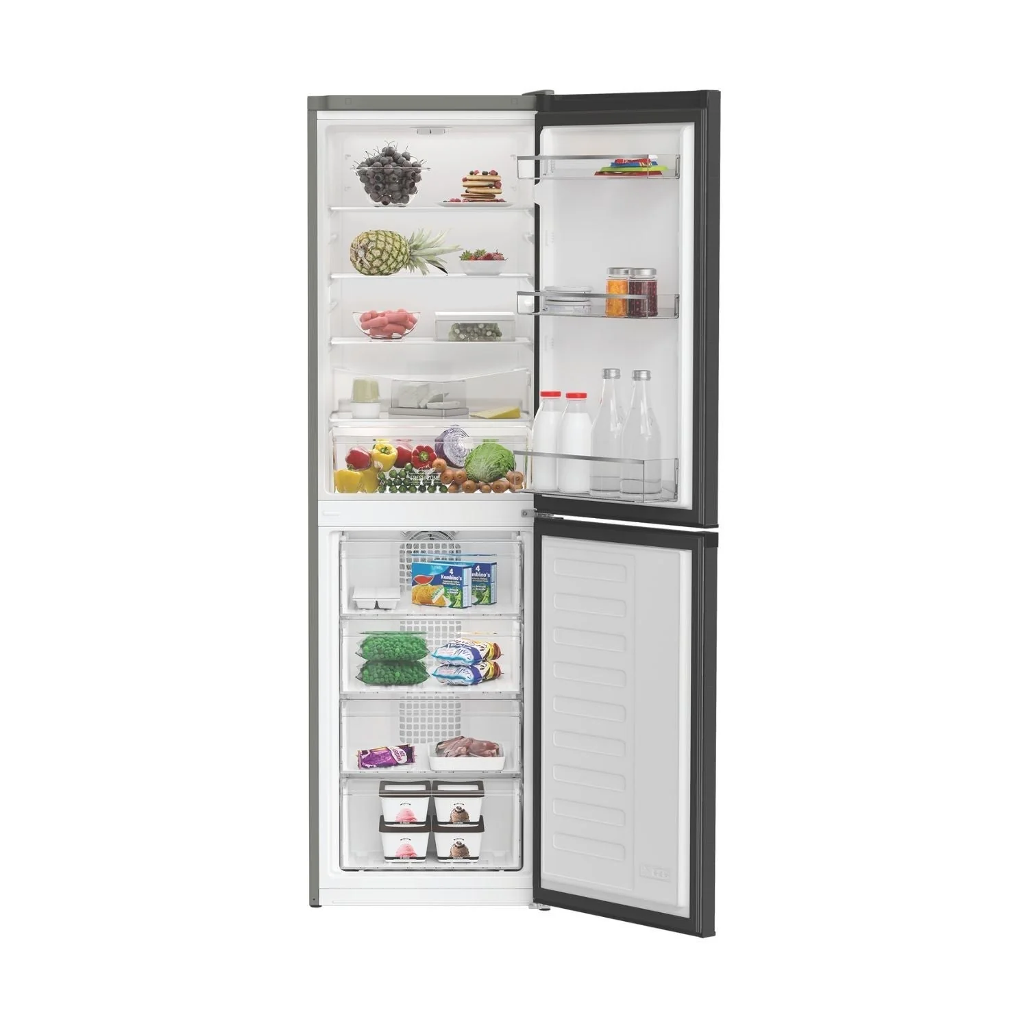 Hotpoint HPKH1261XBR4UK Freestanding No Frost Fridge Freezer Dark Grey - Image 10