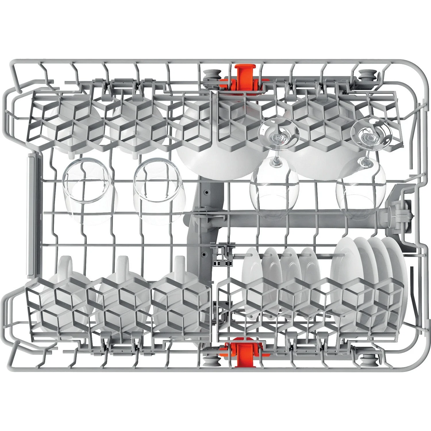 Hotpoint HSFO3T223WUKN Freestanding Slimline Dishwasher 10 Place Setting White - Image 7