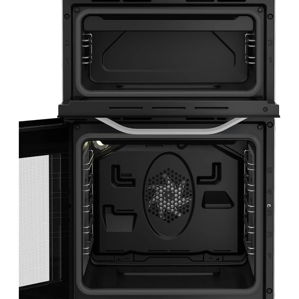 Hotpoint HTE5VCW Freestanding Electric Twin Cooker With Ceramic Hob White - Image 5