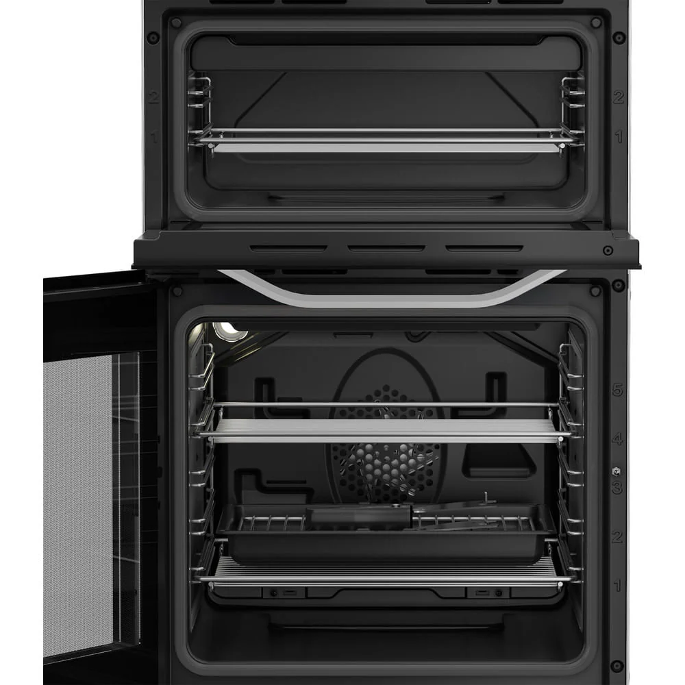 Hotpoint HTE5VCW Freestanding Electric Twin Cooker With Ceramic Hob White - Image 6