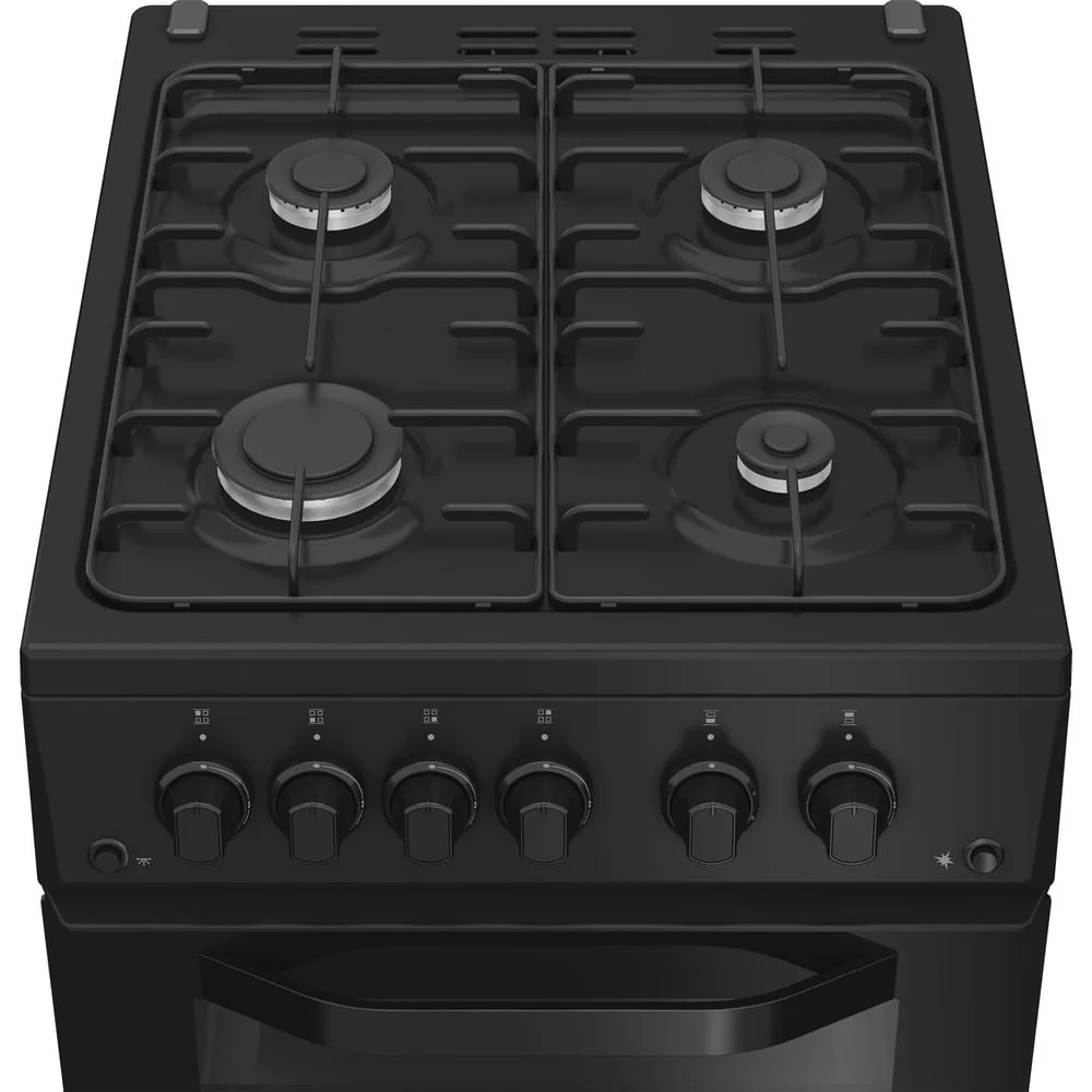 Hotpoint HTG5GCB Freestanding Gas Twin Cooker with Separate Grill Black - Image 6