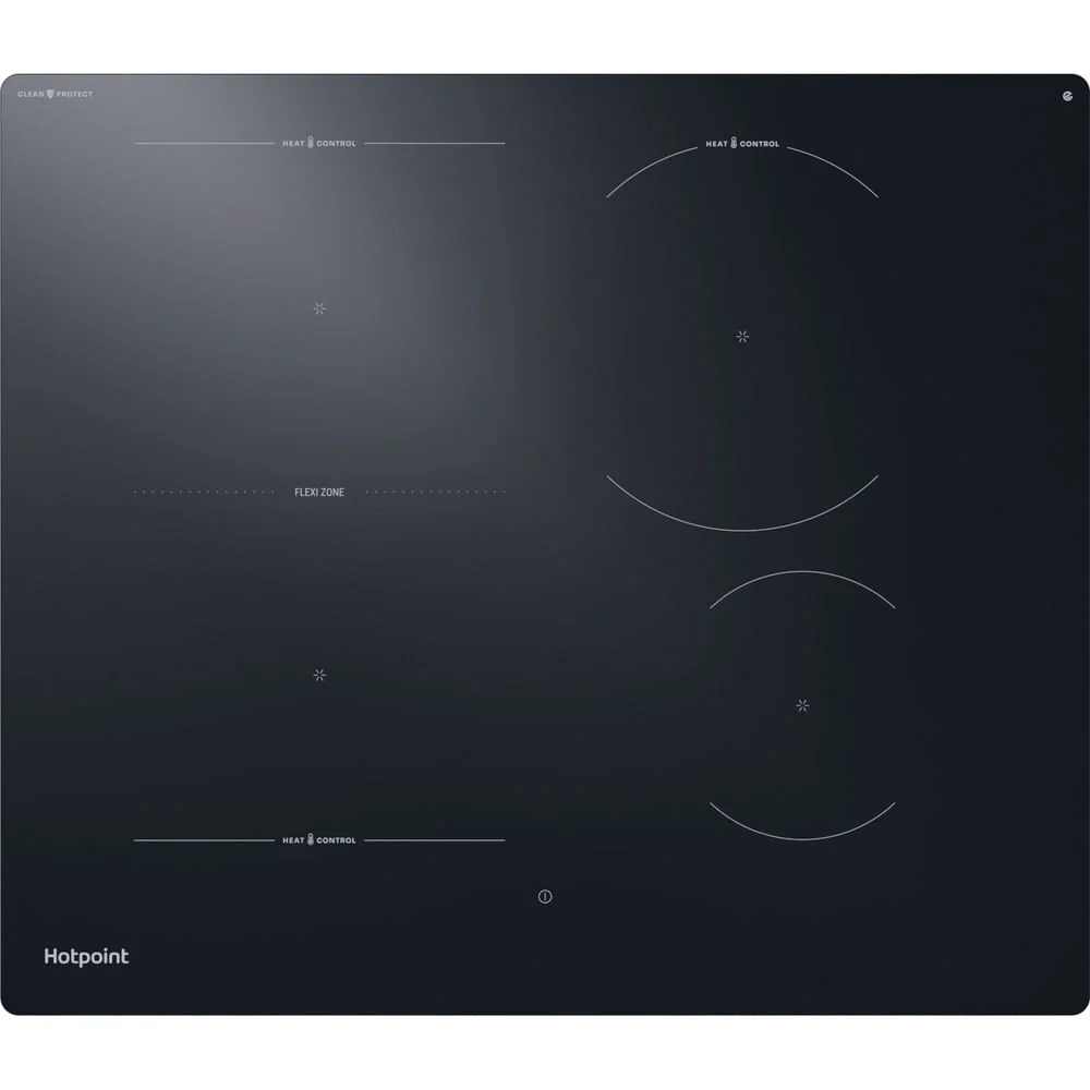 Hotpoint HTX6014DCF 60cm Induction Hob With HeatControl Black