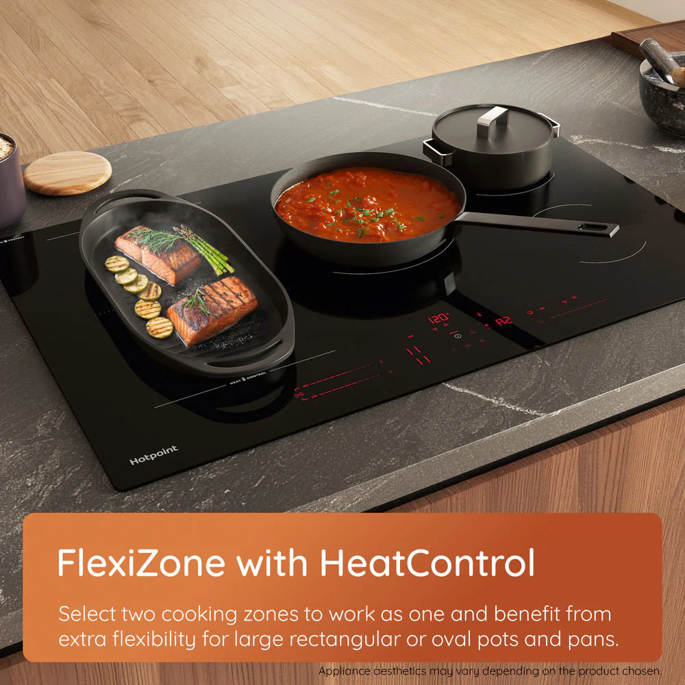 Hotpoint HTX6014DCF 60cm Induction Hob With HeatControl Black - Image 10