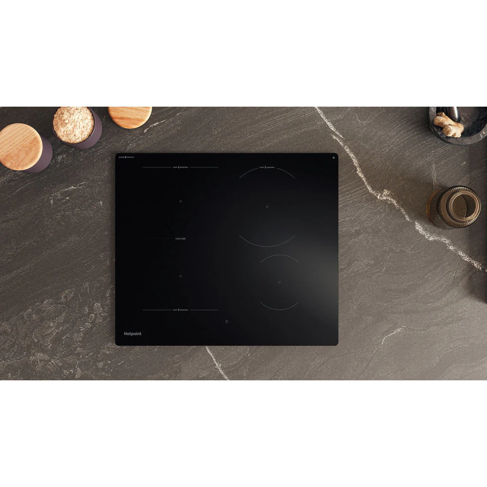 Hotpoint HTX6014DCF 60cm Induction Hob With HeatControl Black - Image 13