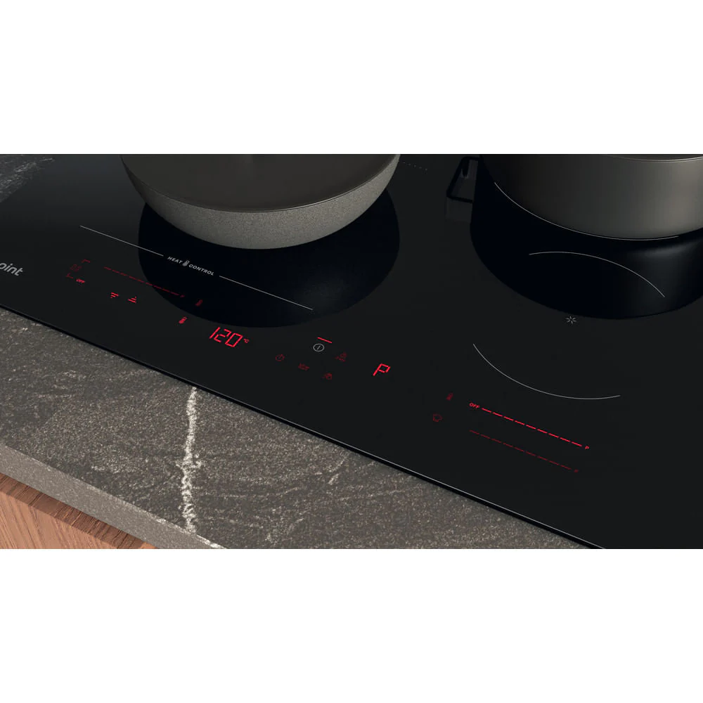 Hotpoint HTX6014DCF 60cm Induction Hob With HeatControl Black - Image 7