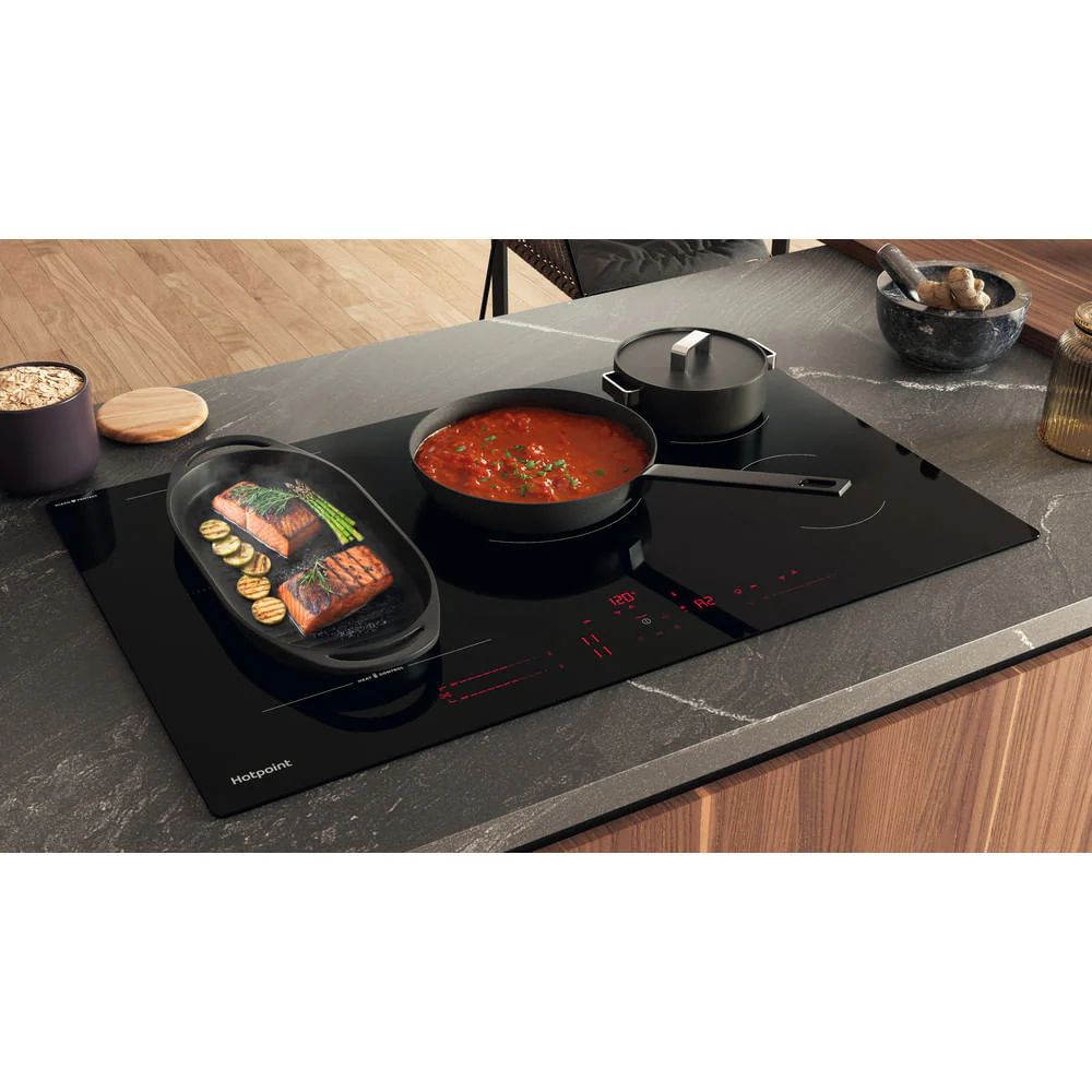 Hotpoint HTX8017DCF2 80cm 5 Zone HeatControl Induction Hob with CleanProtect - Image 5