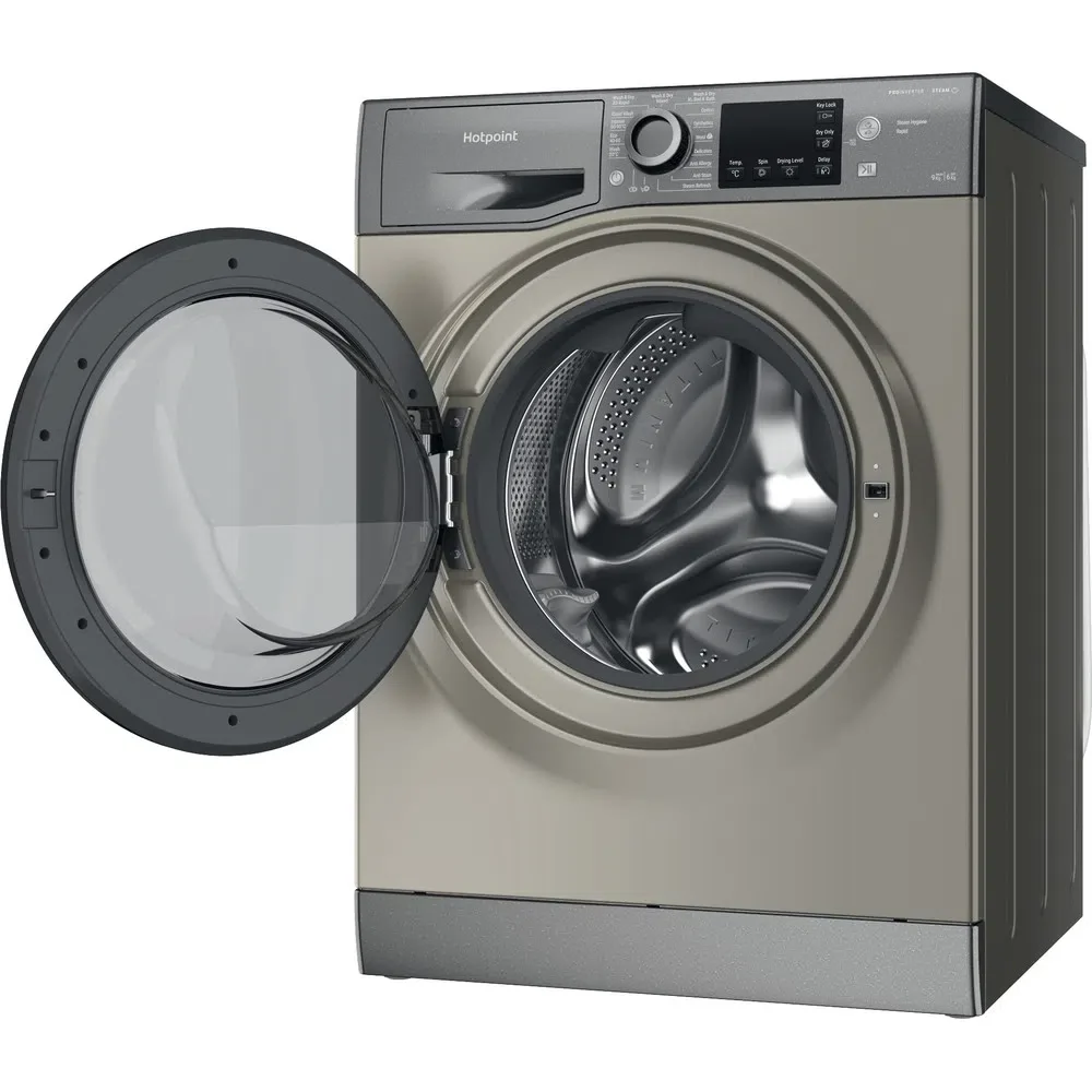 Hotpoint NDB9635GKUK 9+6Kg 1400 Spin Washer Dryer Graphite - Image 12
