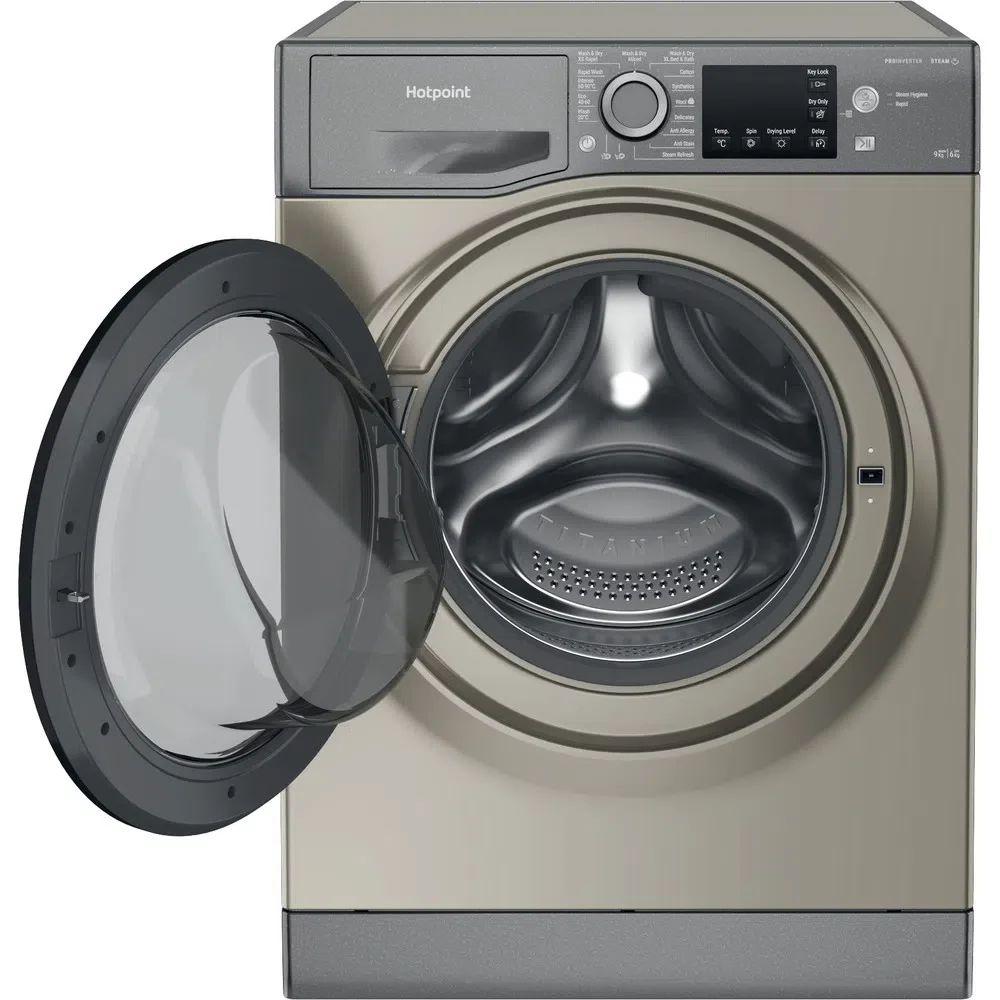 Hotpoint NDB9635GKUK 9+6Kg 1400 Spin Washer Dryer Graphite - Image 2
