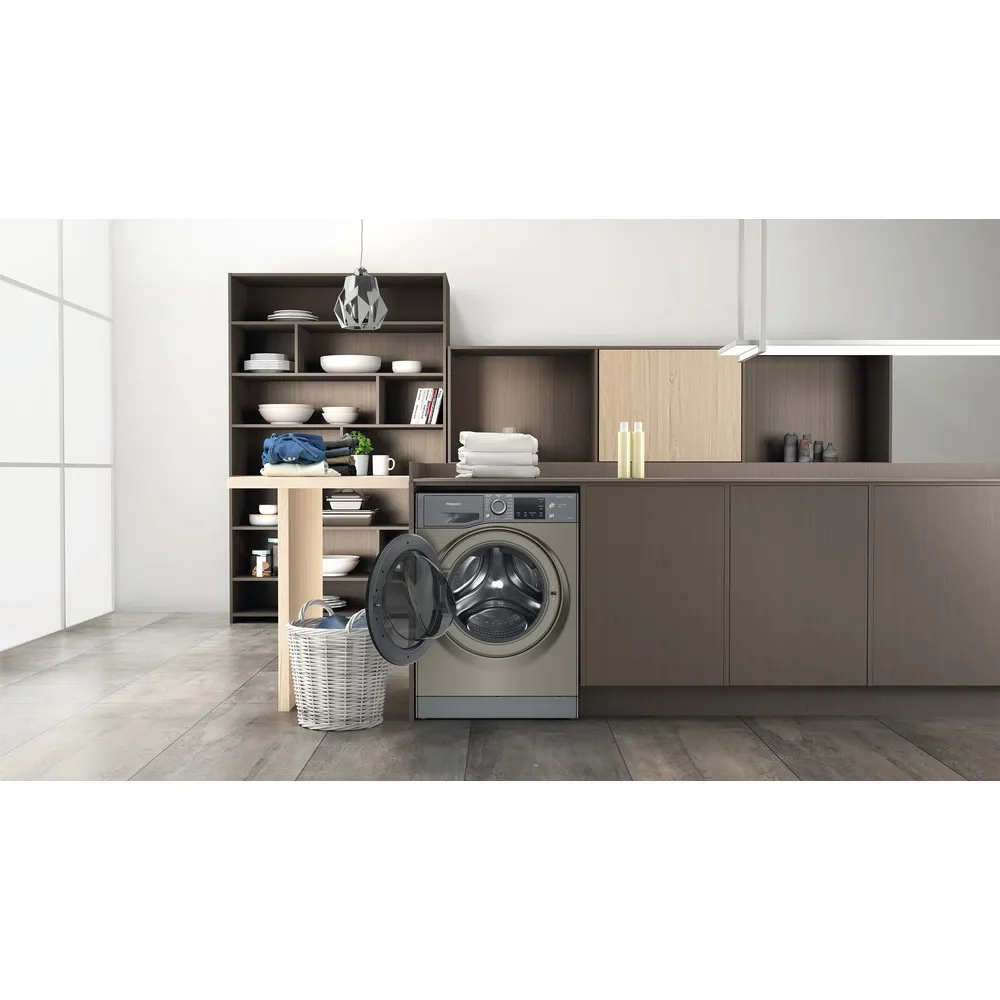 Hotpoint NDB9635GKUK 9+6Kg 1400 Spin Washer Dryer Graphite - Image 8