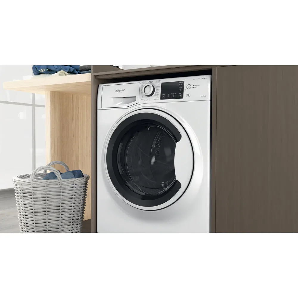 Hotpoint NDB9635WUK 9+6kg 1400 Spin Washer Dryer White - Image 13