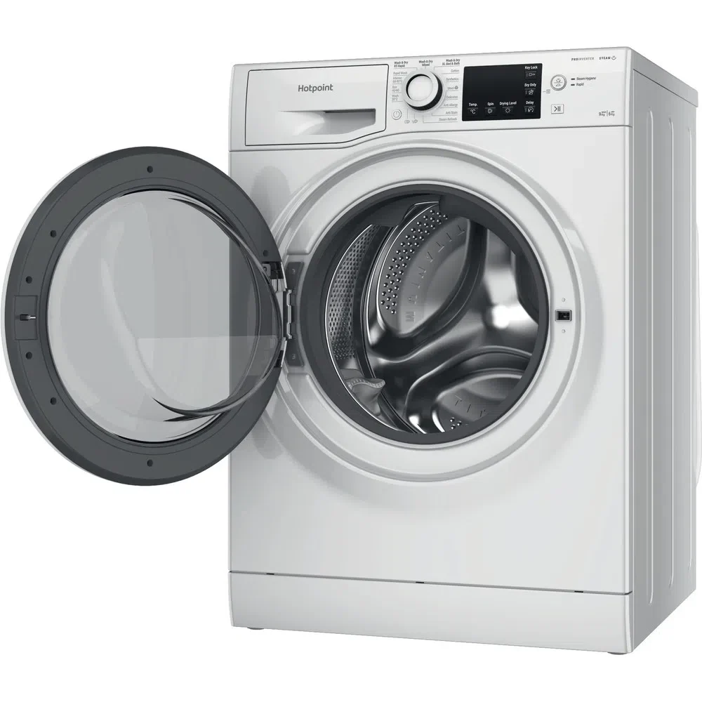 Hotpoint NDB9635WUK 9+6kg 1400 Spin Washer Dryer White - Image 14