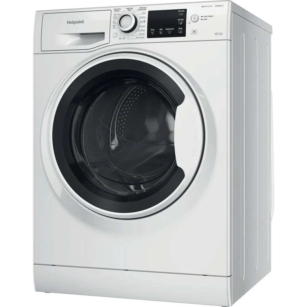 Hotpoint NDB9635WUK 9+6kg 1400 Spin Washer Dryer White - Image 2