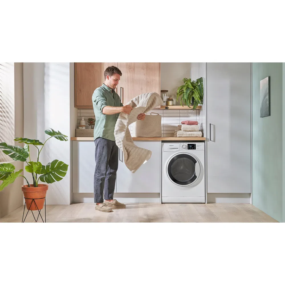 Hotpoint NDB9635WUK 9+6kg 1400 Spin Washer Dryer White - Image 9