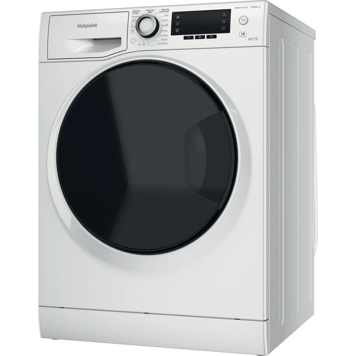 Hotpoint NDD10748DAUK 10+7kg 1400 Spin ActiveCare Freestanding Washer Dryer White - Image 3