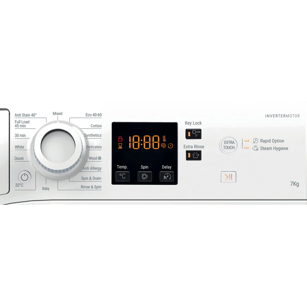 Hotpoint NSWF7469WUK 7kg 1400 Spin Washing Machine White - Image 3