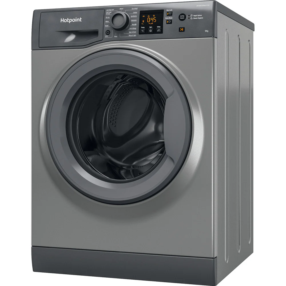Hotpoint NSWF946GGUK 9Kg 1400 Spin Washing Machine Graphite - Image 5