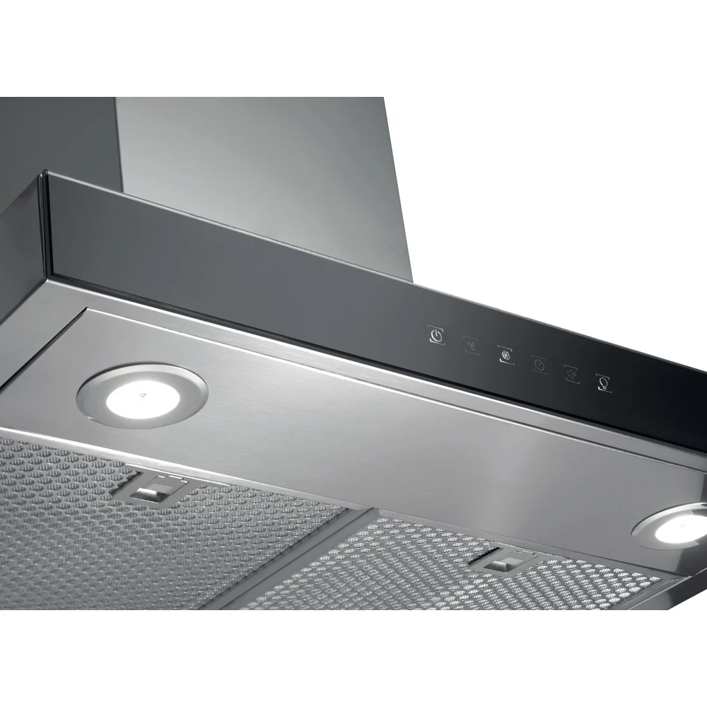 Hotpoint PHBS68FLTIX1 60cm Wall Mounted Cooker Hood Stainless Steel - Image 3