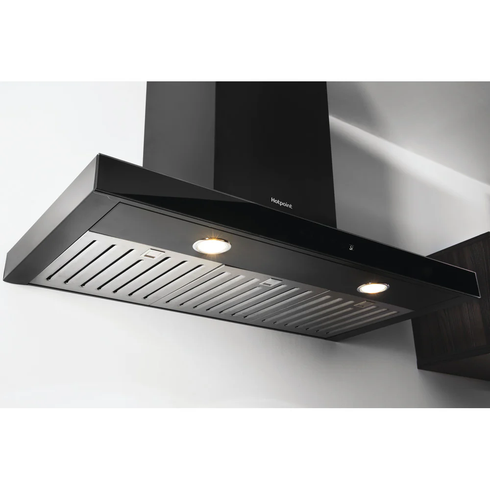 Hotpoint PHBS98CLTDK1 90cm cooker Hood Black - Image 5