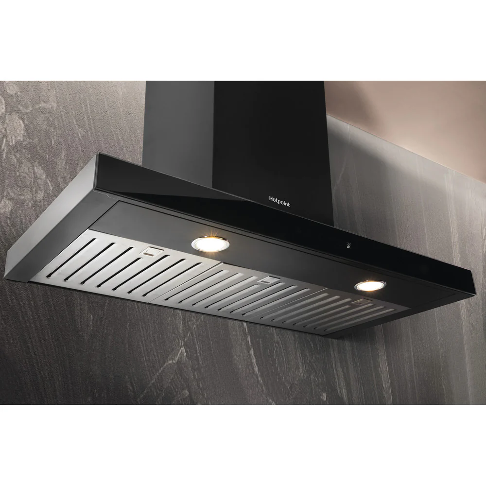 Hotpoint PHBS98CLTDK1 90cm cooker Hood Black - Image 6