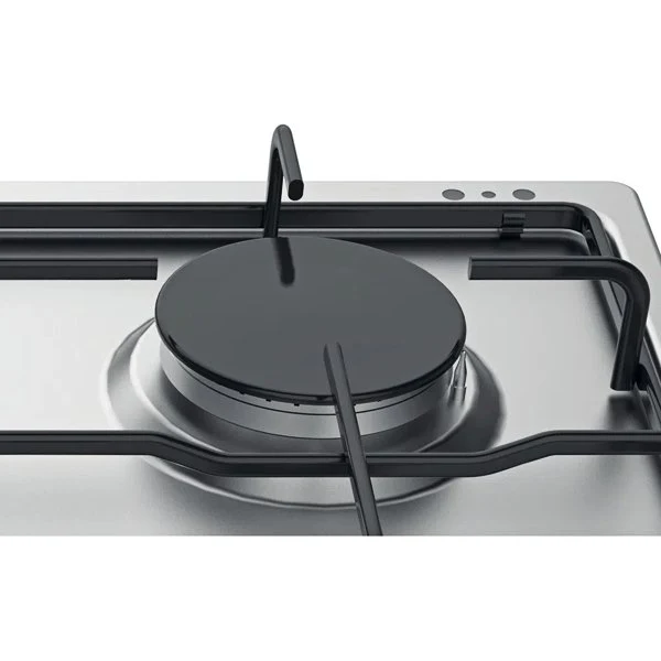 Hotpoint PPH 60P F IX UK Gas Hob Silver - Image 2
