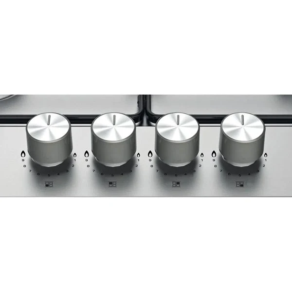 Hotpoint PPH 60P F IX UK Gas Hob Silver - Image 3