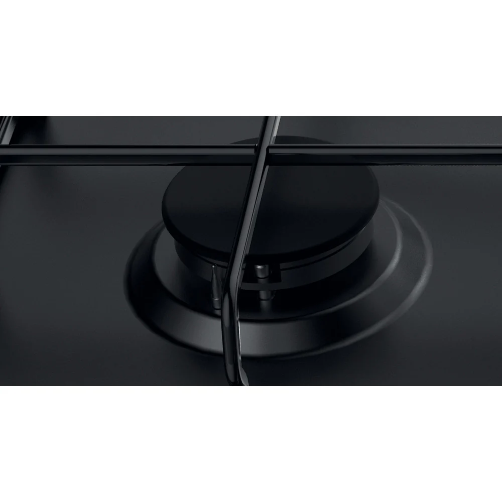 Hotpoint PPH60PFNB 60Cm Gas Hob Mulitflame With Enamel Pan Supports Black - Image 3
