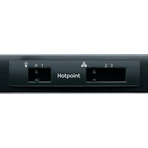 Hotpoint PSLMO65FLSK 60cm Conventional Cooker Hood Black - Image 4