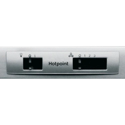 Hotpoint PSLMO65FLSX 60cm Conventional Cooker Hood Stainless Steel - Image 2