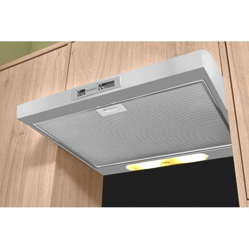 Hotpoint PSLMO65FLSX 60cm Conventional Cooker Hood Stainless Steel - Image 5