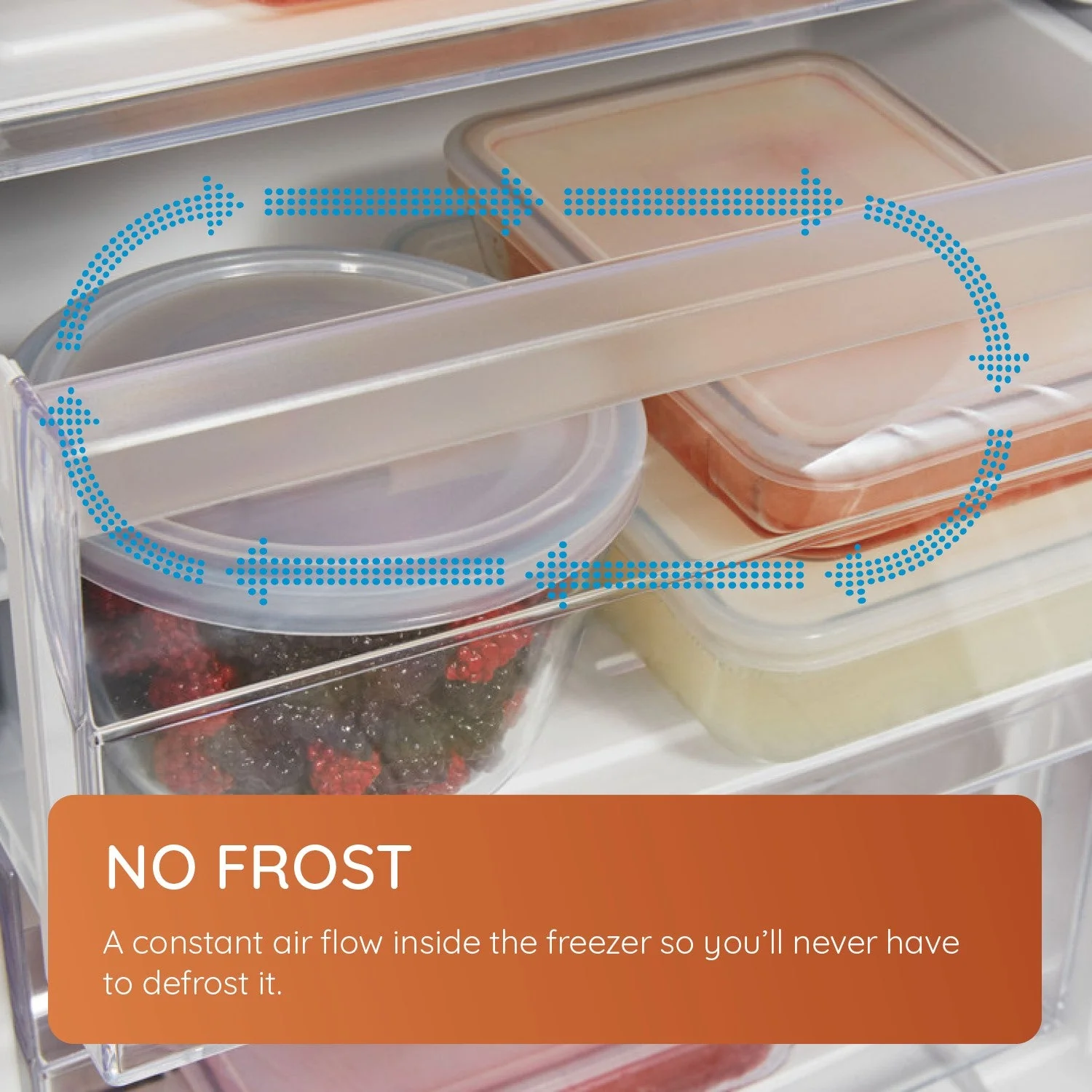 Hotpoint UH6F2CG Freestanding No Frost Tall Freezer Grey - Image 8