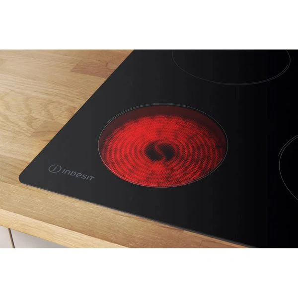 Indesit Aria RI161C Electric Hob in Black - Image 3
