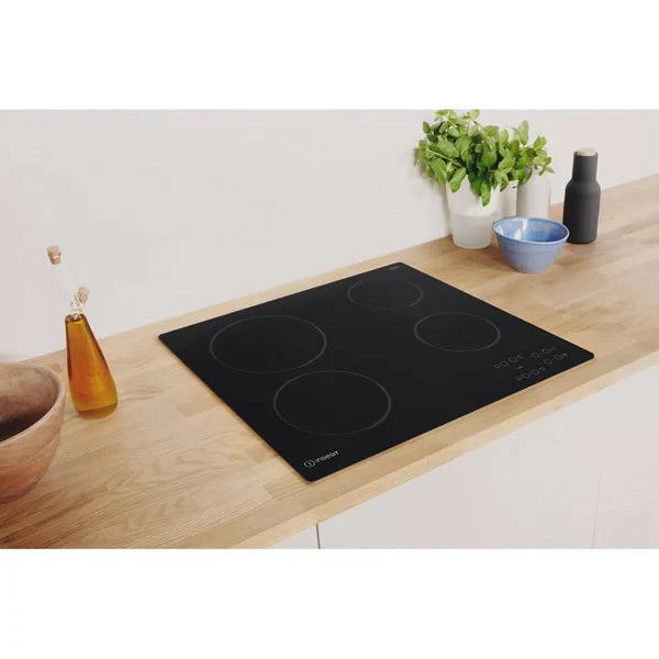 Indesit Aria RI161C Electric Hob in Black - Image 5