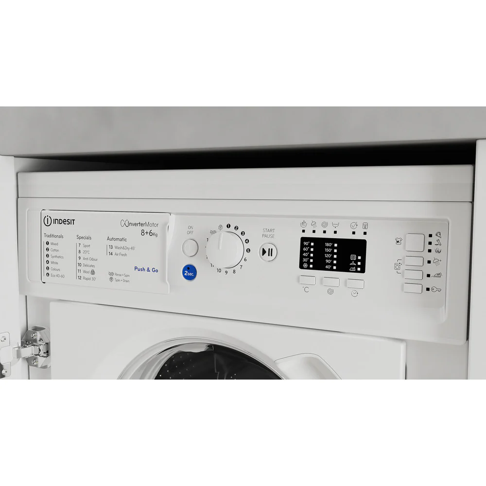 Indesit BIWDIL861485 8 kg Integrated Washer Dryer White - Image 14