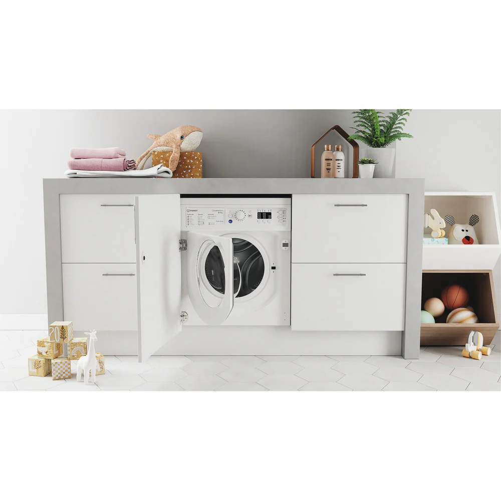 Indesit BIWDIL861485 8 kg Integrated Washer Dryer White - Image 15