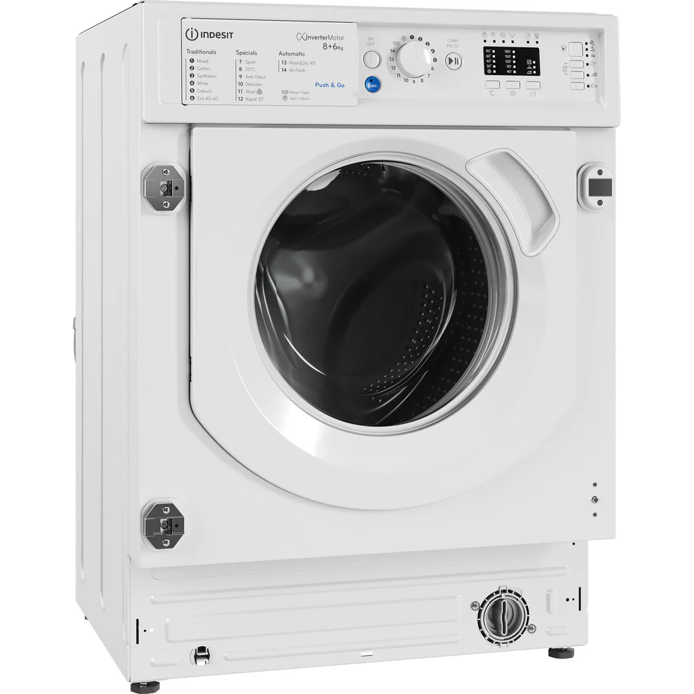 Indesit BIWDIL861485 8 kg Integrated Washer Dryer White - Image 2