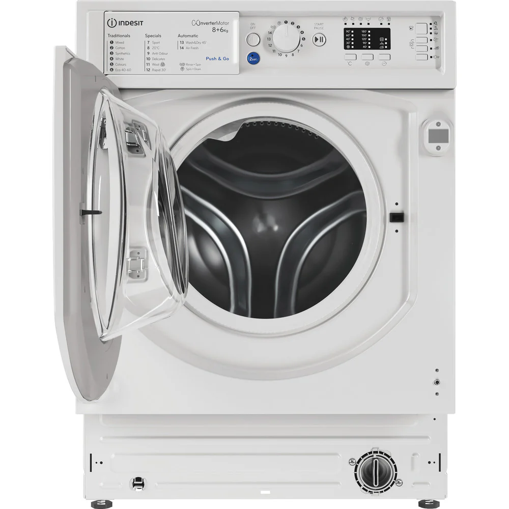 Indesit BIWDIL861485 8 kg Integrated Washer Dryer White - Image 4