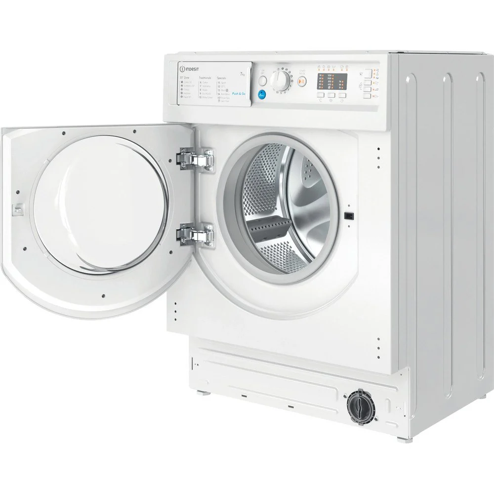 Indesit BIWMIL71252UKN 7kg 1200 Spin Integrated Washing Machine White - Image 7