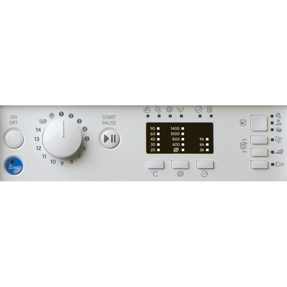 Indesit BIWMIL81485 8kg Built In Washing Machine - Image 8