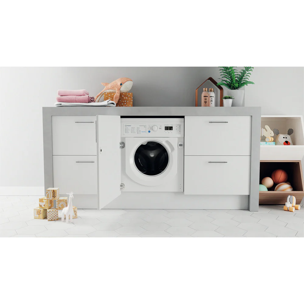 Indesit BIWMIL81485 8kg Built In Washing Machine - Image 9