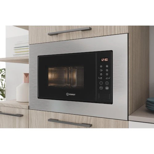 Indesit MWI120GX Built-In Microwave Stainless Steel - Image 2