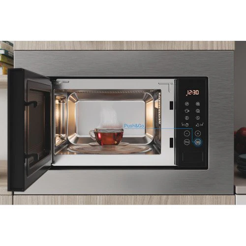 Indesit MWI120GX Built-In Microwave Stainless Steel - Image 3