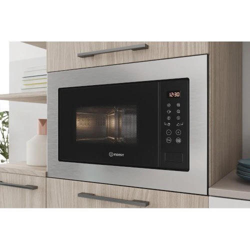 Indesit MWI125GX Built-In Microwave Stainless Steel - Image 2