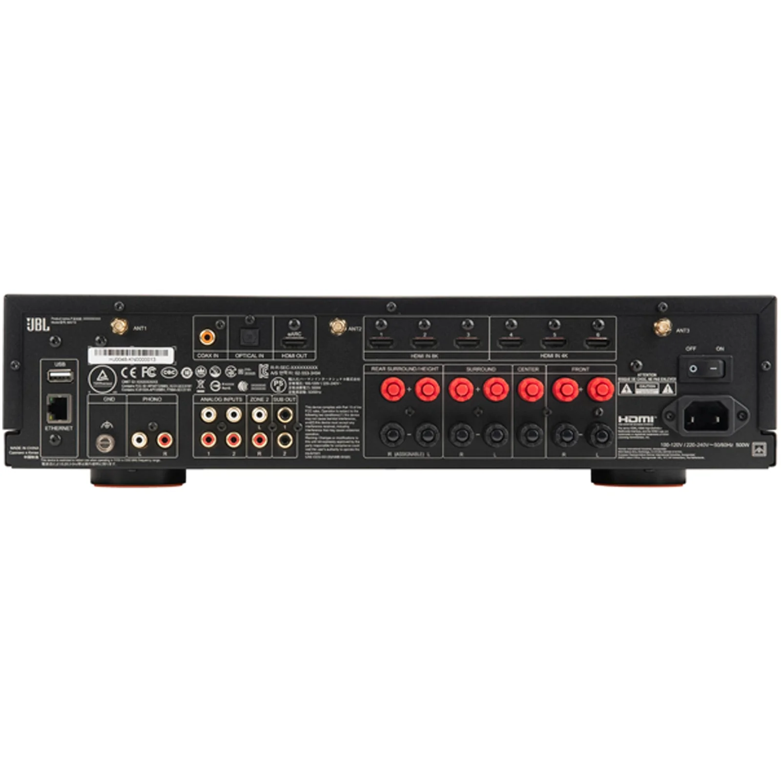 JBL MA710 7.2 Channel 8K AV Receiver Black - Image 8