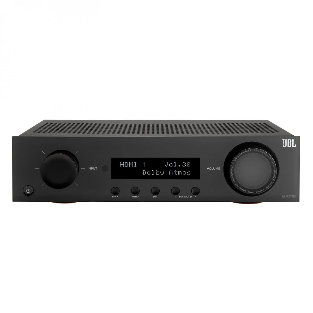 JBL MA710 7.2 Channel 8K AV Receiver with JBL Stage 260F 5.1.2 Speaker Package Black - Image 2