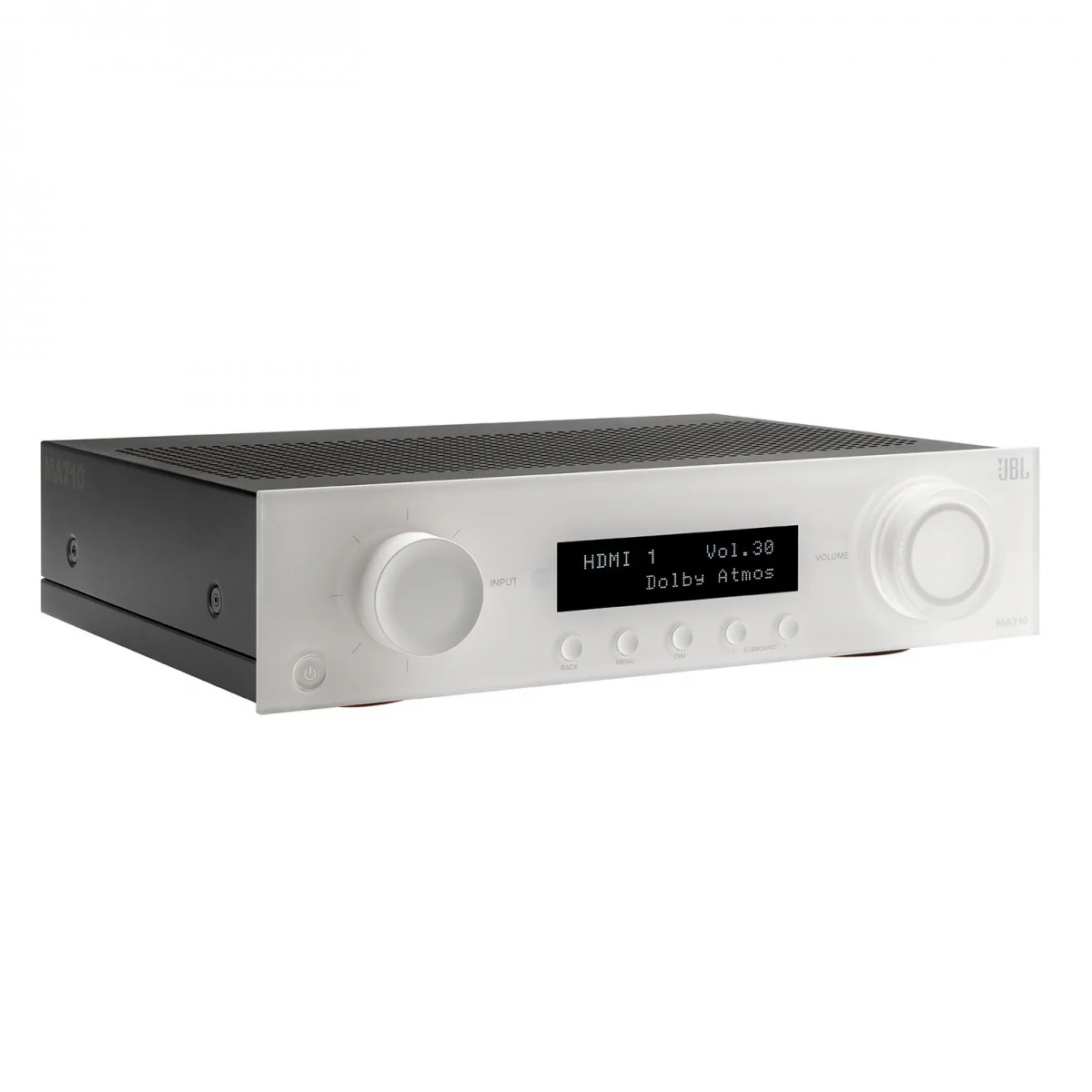 JBL MA710 7.2 Channel 8K AV Receiver with JBL Stage 260F 5.1.2 Speaker Package White - Image 3